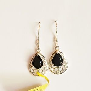 Black Spinel Earrings